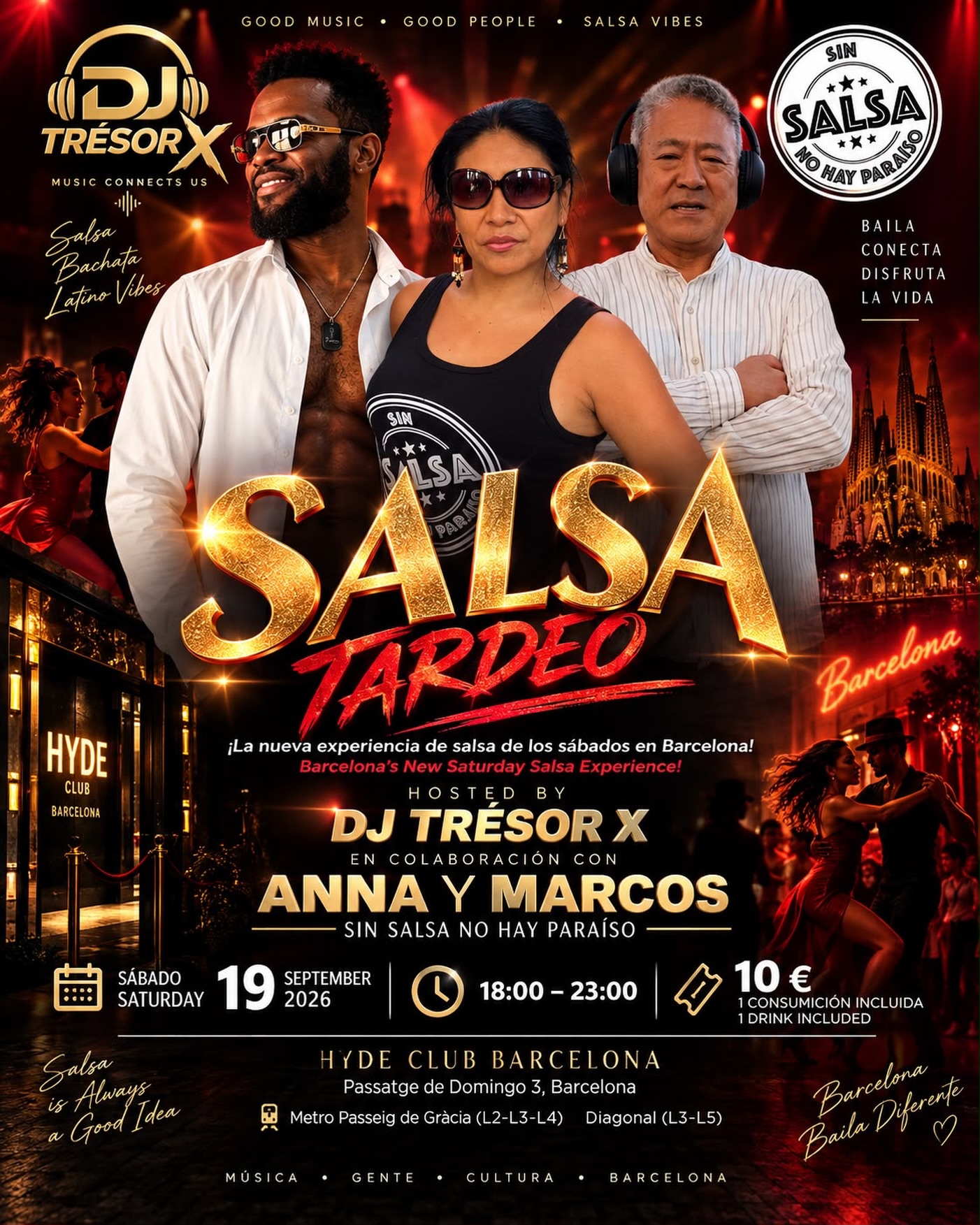 Bild zu SALSA TARDEO - HYDE CLUB BARCELONA in HYDE CLUB BARCELONA.